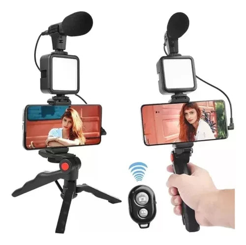 Soporte de Celular con Luz Y Microfono