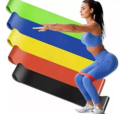 Kit Bandas Elasticas Cerradas X5 + Guía